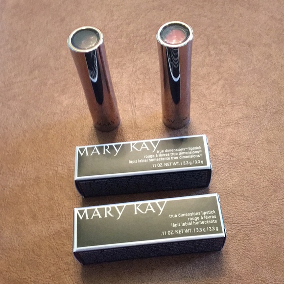 Two New Mary Kay True Dimensions Lipsticks/ Coral Bliss and Chocolatte - Picture 2 of 3